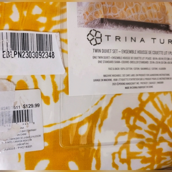 TRINA TURK Star Dots 2-Piece Duvet Cover Set - Twin - Picture 8 of 8